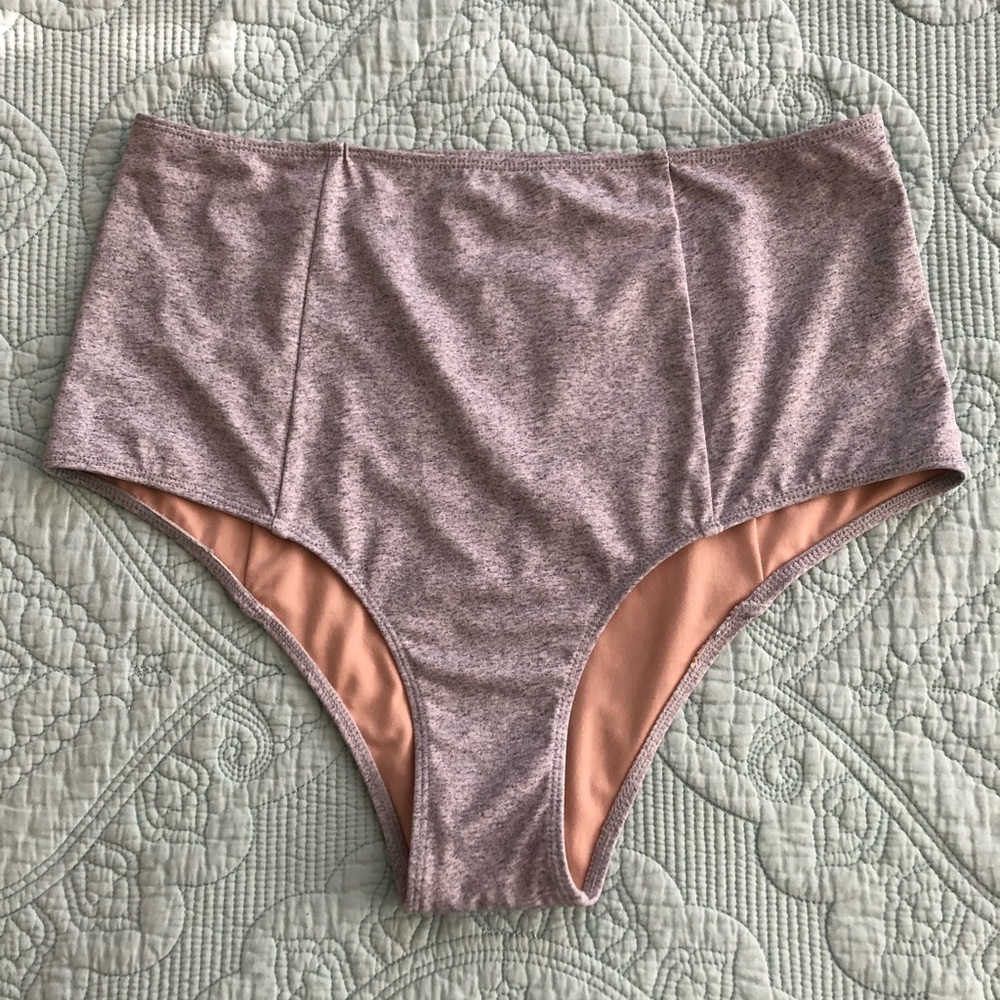 Kortni Jean Medium high rise swim bottoms